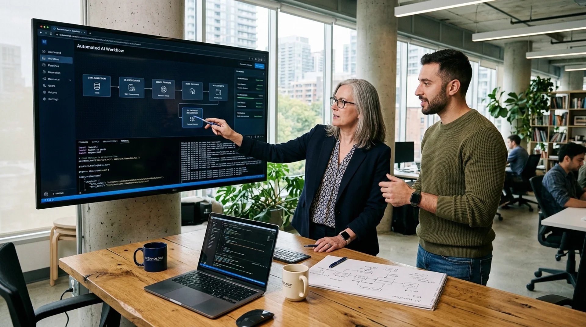 AI-powered analytics dashboard